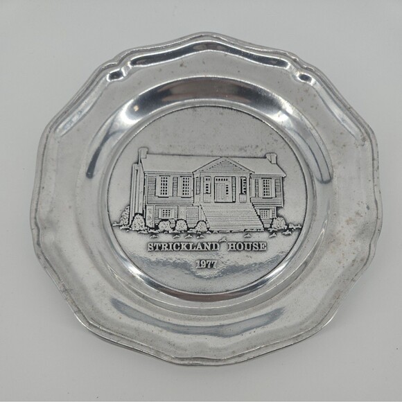 Wilton Other - Wilton Columbia USA Pewter Plate Scalloped Decor Traditional Old Money House